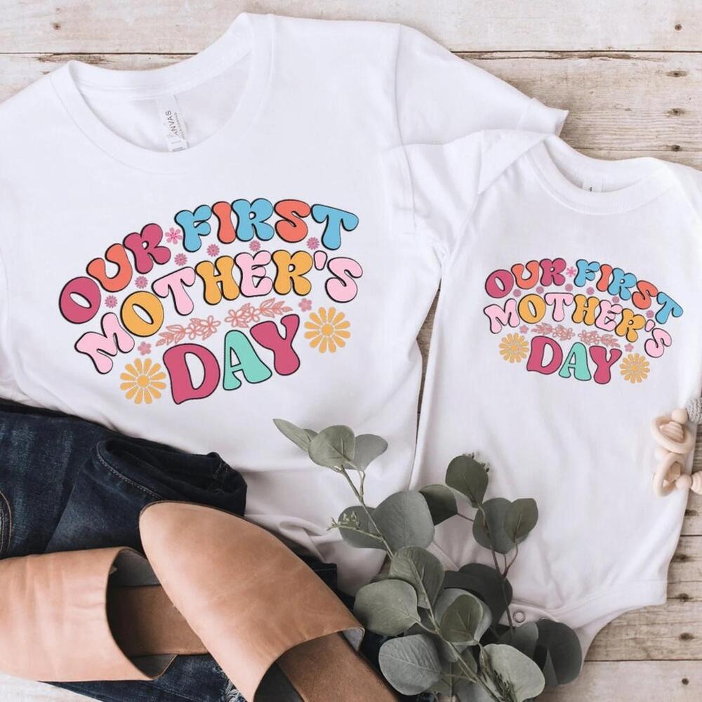 First Mothers Day Matching Shirt Mommy And Me Tee